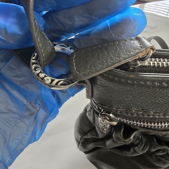 Brighton Crossbody Handbag Women Leather gathered pocket Small Luxury - Picture 12 of 15